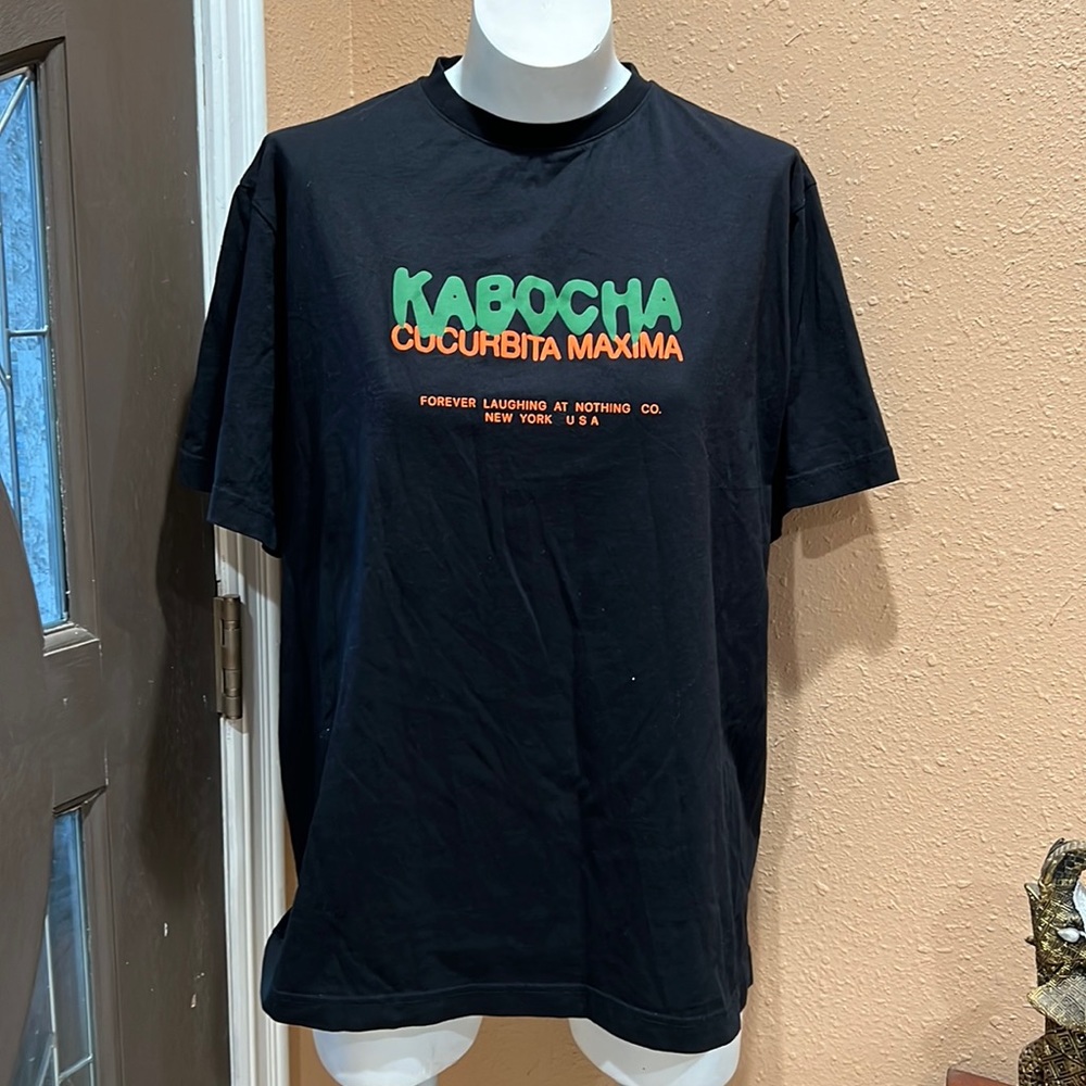 Flan kamboocha mens black T-shirt